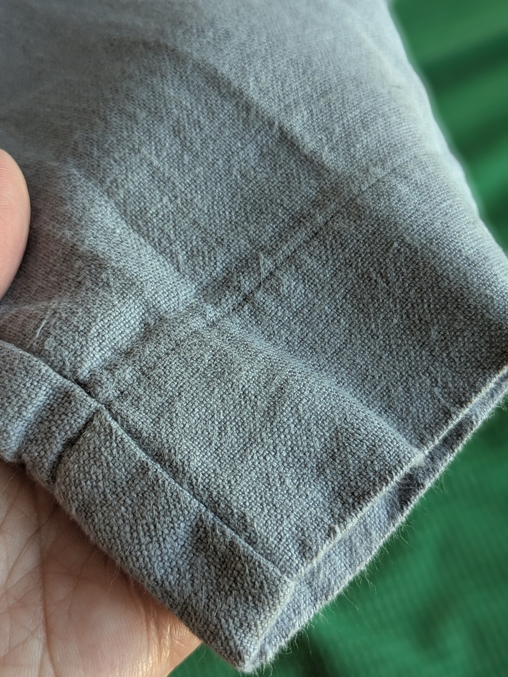 Handmade 7.1oz 100% linen pants - Picture 3 of 4